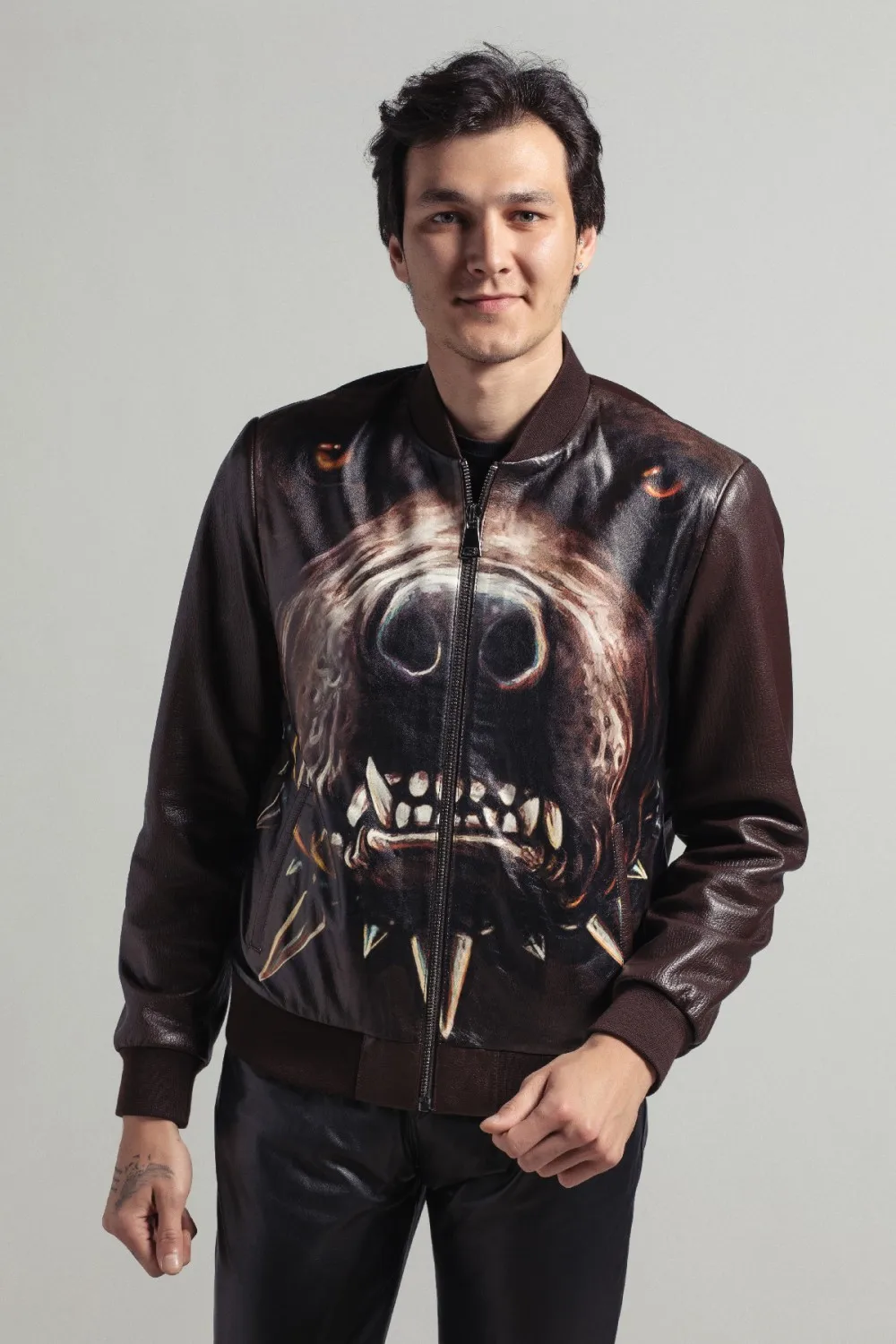 jacket brown ik-150027 - buy real leather,sheep skin,genuine