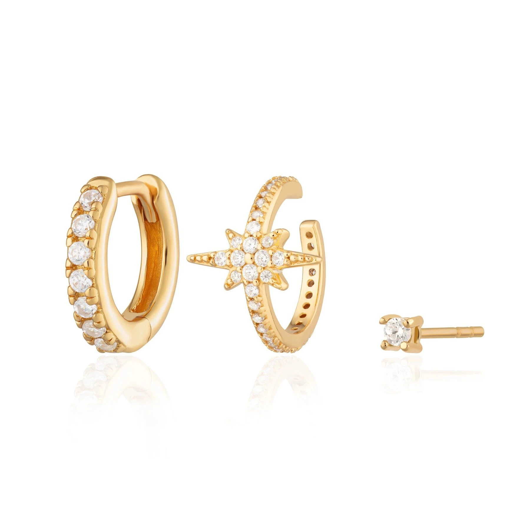 

CANNER Minimalist Fashion Jewelry Wholesale 18K Gold Plated Brass Mini Huggie Hoop Earrings