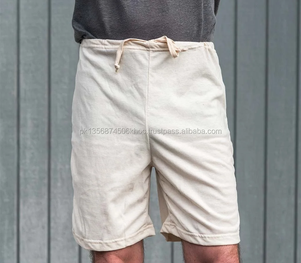 Long Cotton Fleece Shorts Men Cotton Shorts For Men's Wholesale Custom