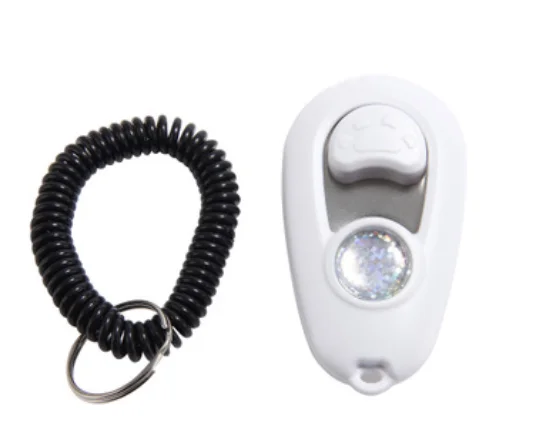 

Manufacture wholesale high quality White Pet Training Clickers Stopping Barking