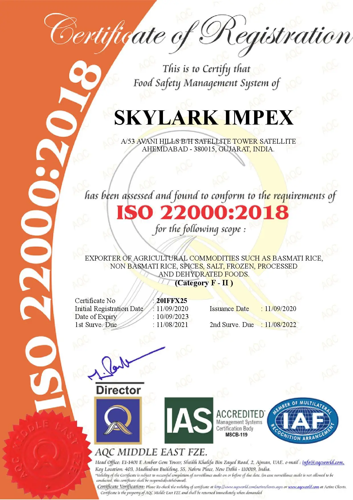 SKYLARK IMPEX - ISO 22000.jpg