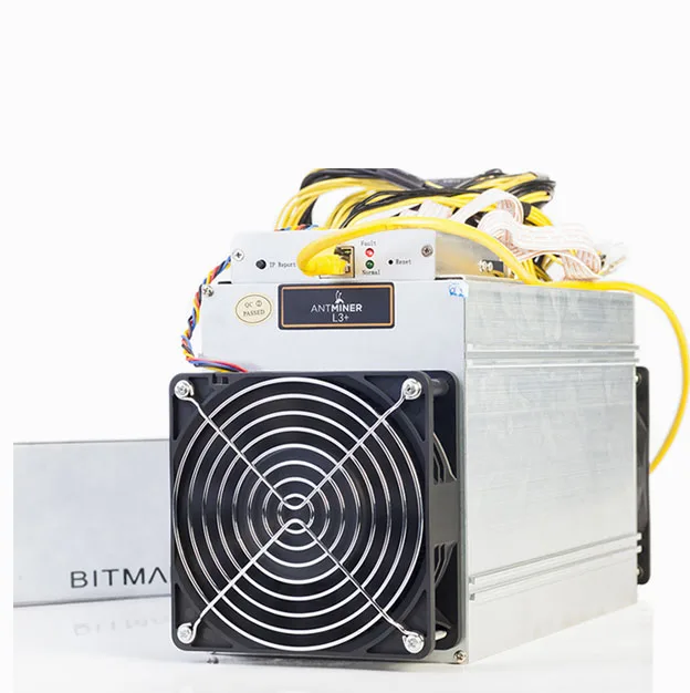 
Used miner Bitmain antminer L3+ 600Mh/s Scrypt Aloritham 910W Power Consumption Secondhand L3+ Antminer used machine instock 