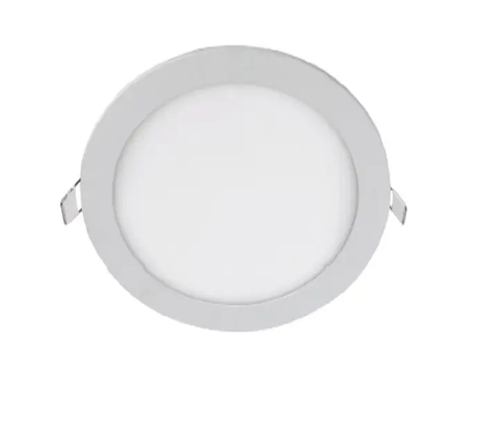 LED Panel Light Round Shape Suitable for Recessed Installation