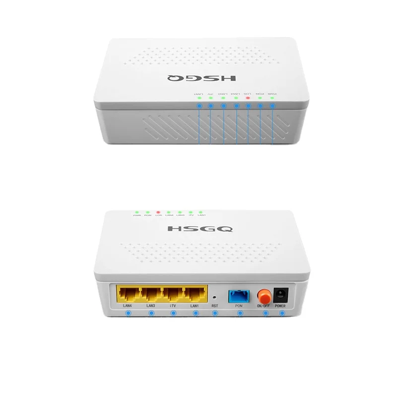 

HSGQ X130 Fiber Optic Terminal onu 1 VOIP 2GE 1FE GPON wifi onu