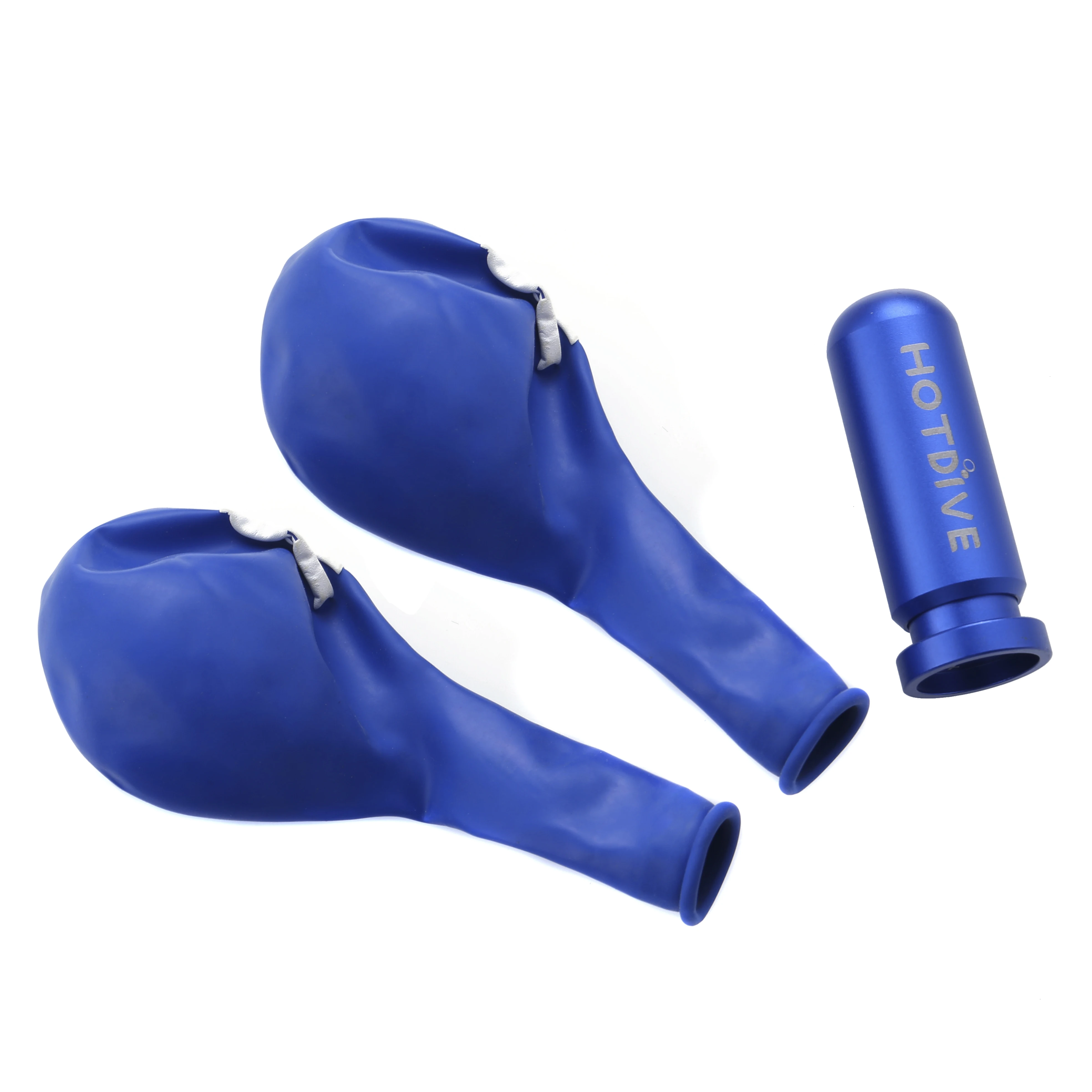 

Underwater Free Diving Frenzel Equalization Training Tool Blue with Ballons, Black/gold/blue/red/silver