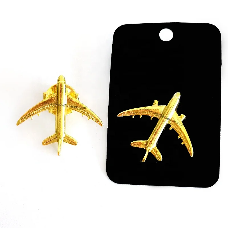 Custom Aircraft Plane Shaped Metal Lapel Pin Badge For Pilot Promotion Buy Pilot Metal Lapel 7418