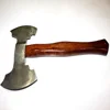 DAMASCUS STEEL DOUBLE CUTTING HEAD HUNTING AXE WITH WOO HANDLE