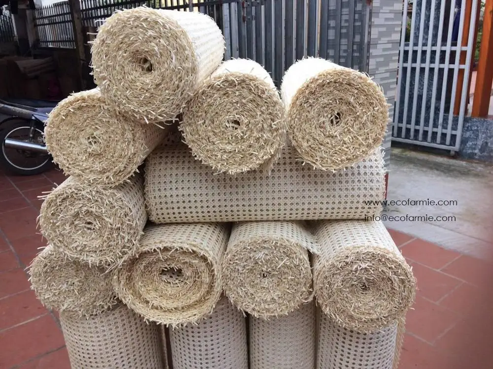 Natural Weaving Rattan Mesh Cane Webbing Roll Cheap Price