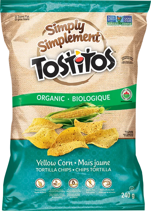 
TOSTITOS Simply Yellow Corn Tortilla Chips 240g 