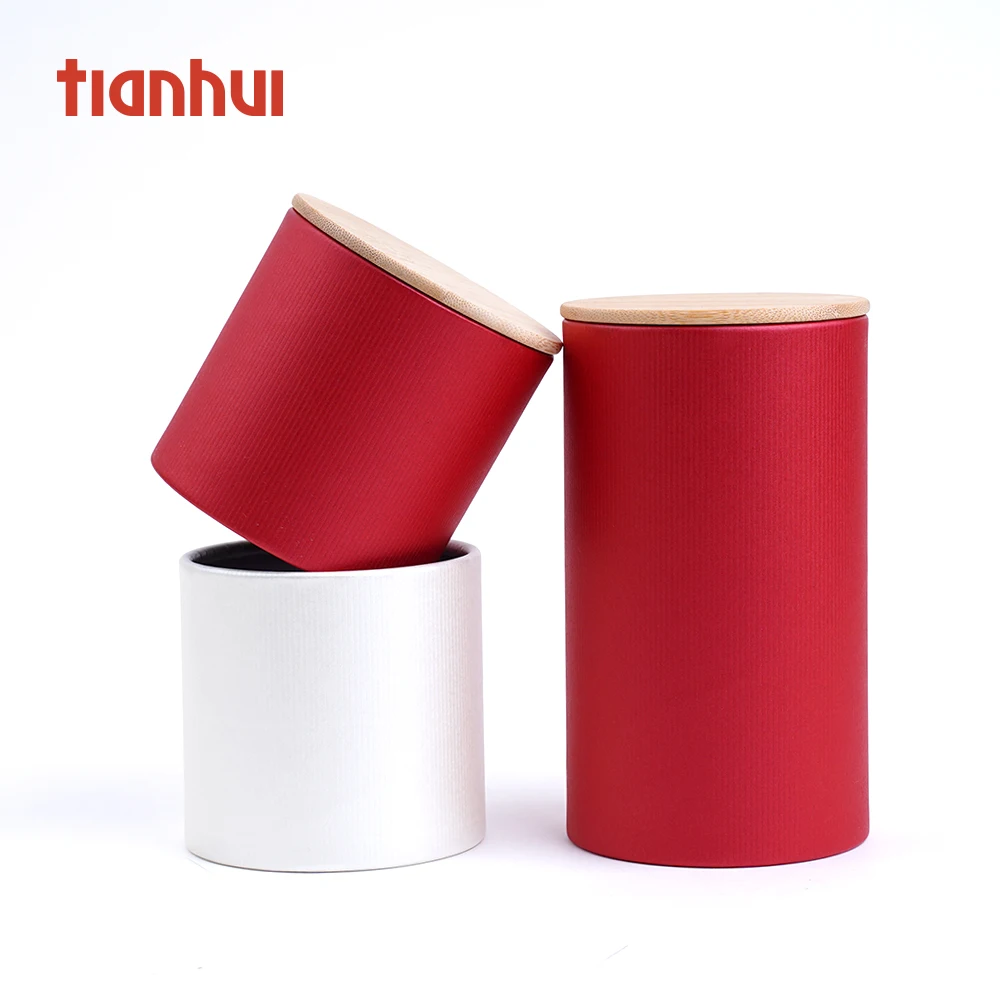 

Tianhui Airtight Kitchen Sugar Coffee Tea Sets Paper Canisters