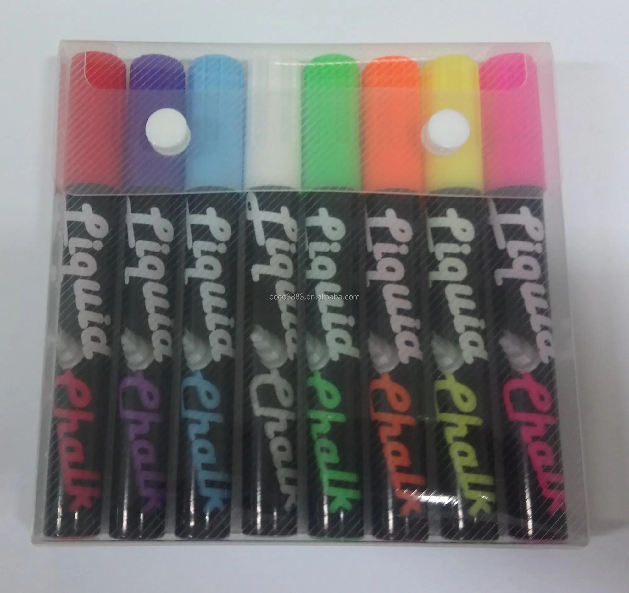 

High Quality Square tip Erasable liquid glass chalk pen