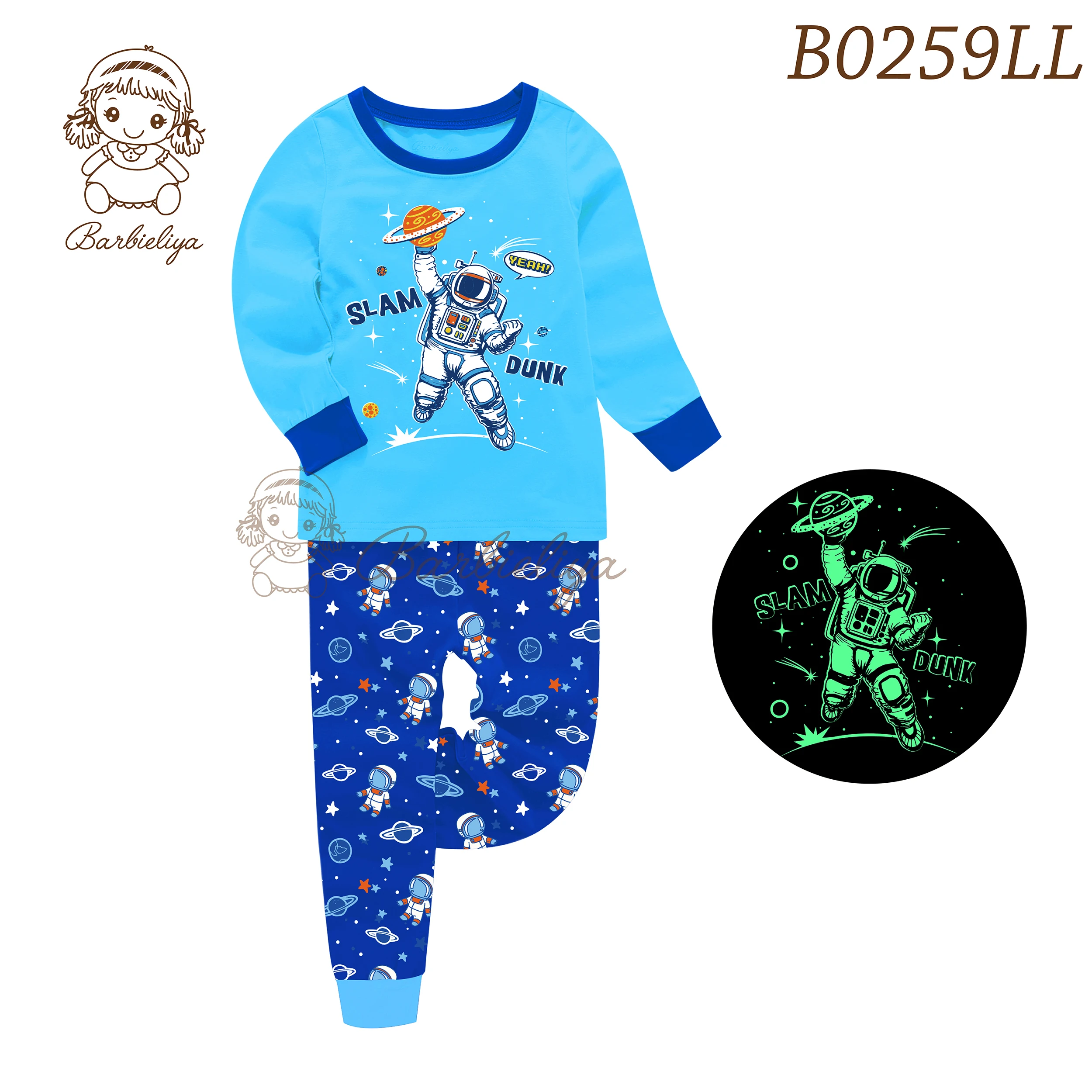 ailubee super hero pyjama set kids cotton pijama infantil kids tales loungewear easter py