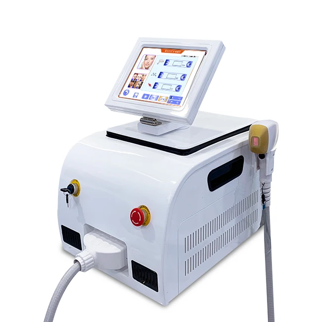 

New Sytle Soprano Ice Platinum Protable 755 808 1064nm TEC Cooling 1000w 1200wPermanent Hair Removal 808nm diode laser