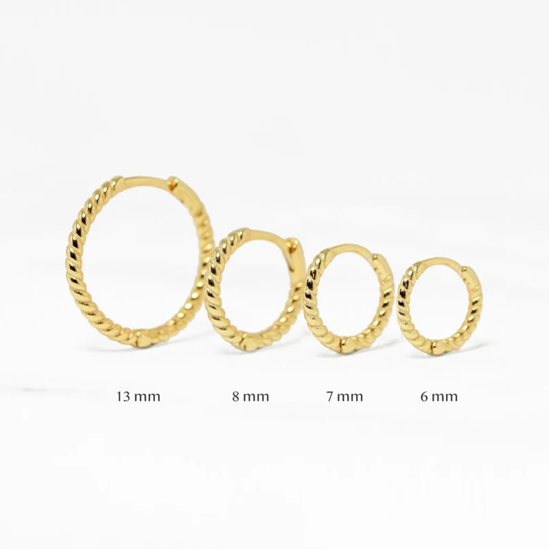 

CANNER Wholesale High Quality Women's Jewelry 18K Gold S925 Sterling Silver Hoop Huggie Earrings