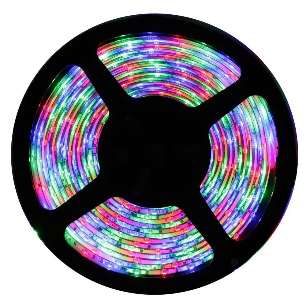 china led light strip 12v 5m rgb ip65 waterproof rgb led strip kit 5050 +5A power supply+24 key (44key) controller