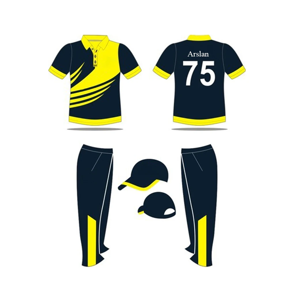 
Best quality custom Designed Cricket sublimated uniforms /Kits 2019 