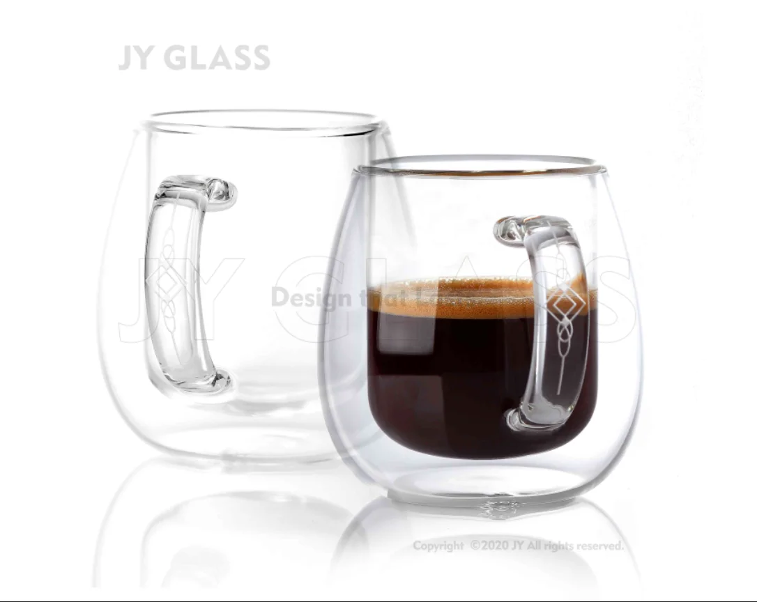 

Double Walled Glass Insulated Espresso French Coffee Cups