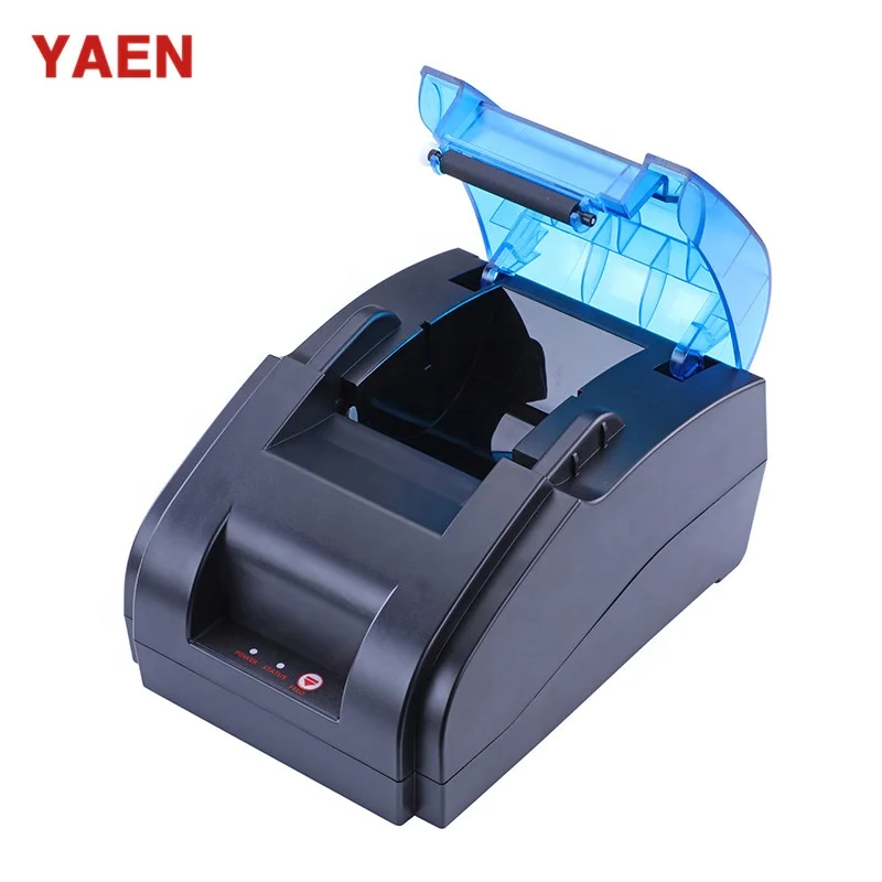 

58mm paper width Android and iOS desktop thermal printer with cash drawer port for supermarket