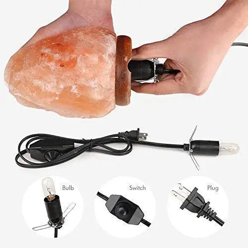
Himalayan Natural Pink Salt Lamp for air purifying 
