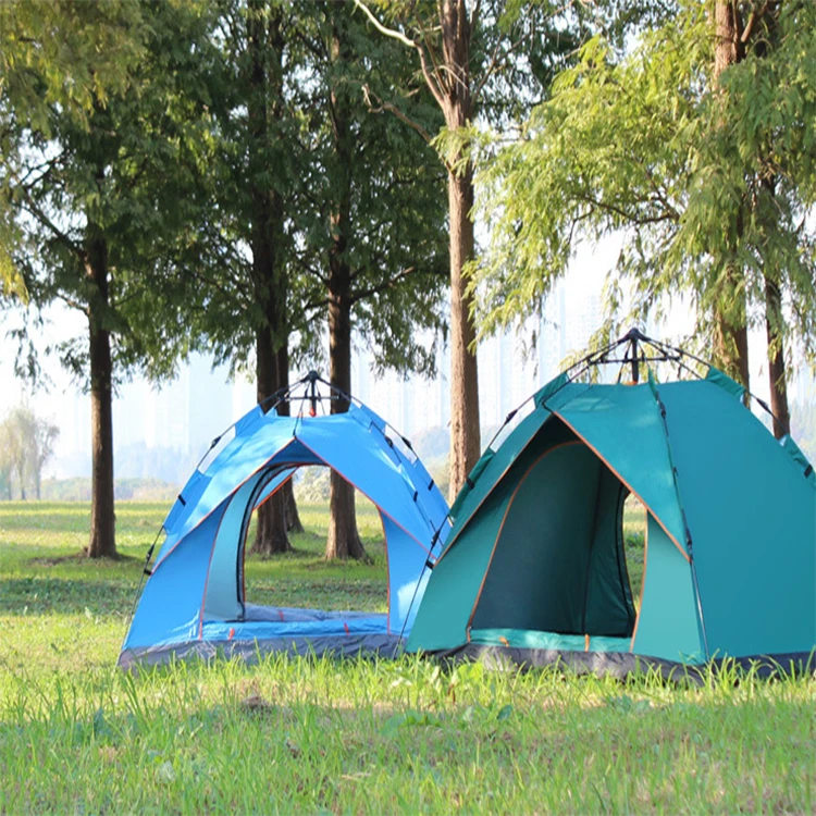 

wholesale Factory Supplies Automatic Outdoor Tent Pop Up Folding luxury glamping camping safari tent manufactures for sale