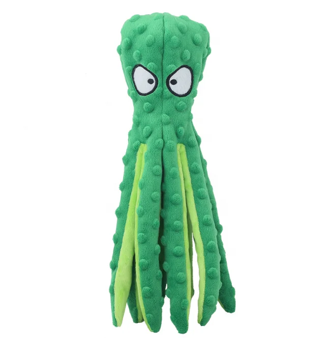 

New Pet Plush Toy Unstuffed Octopus Skin Squeaking Dog Toys