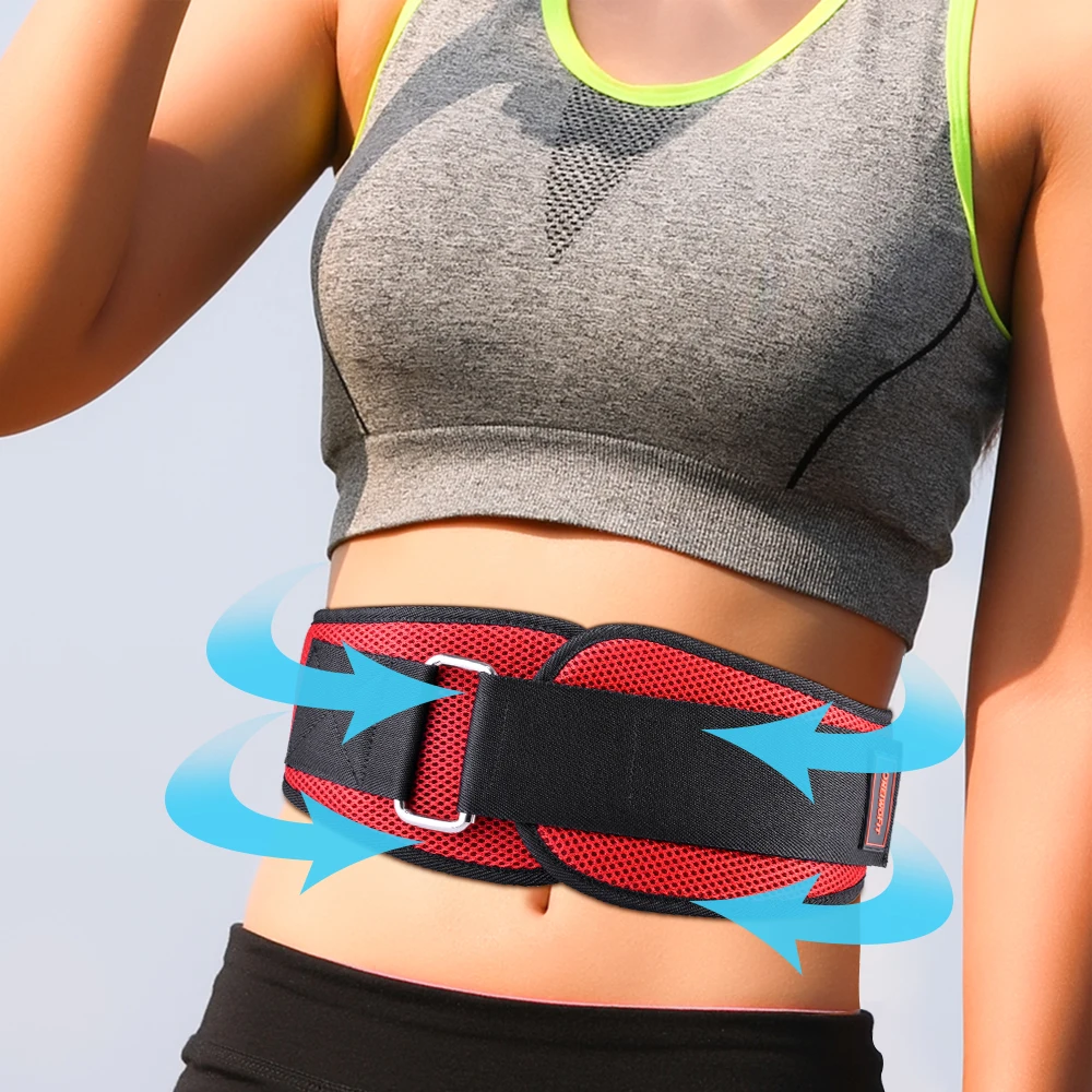 

Onetwofit Fitness Exercise Weightlifting Lumbar Adjustable Straps The New Sweat Men Support Waist Sweat Trainer Belt Trimmer