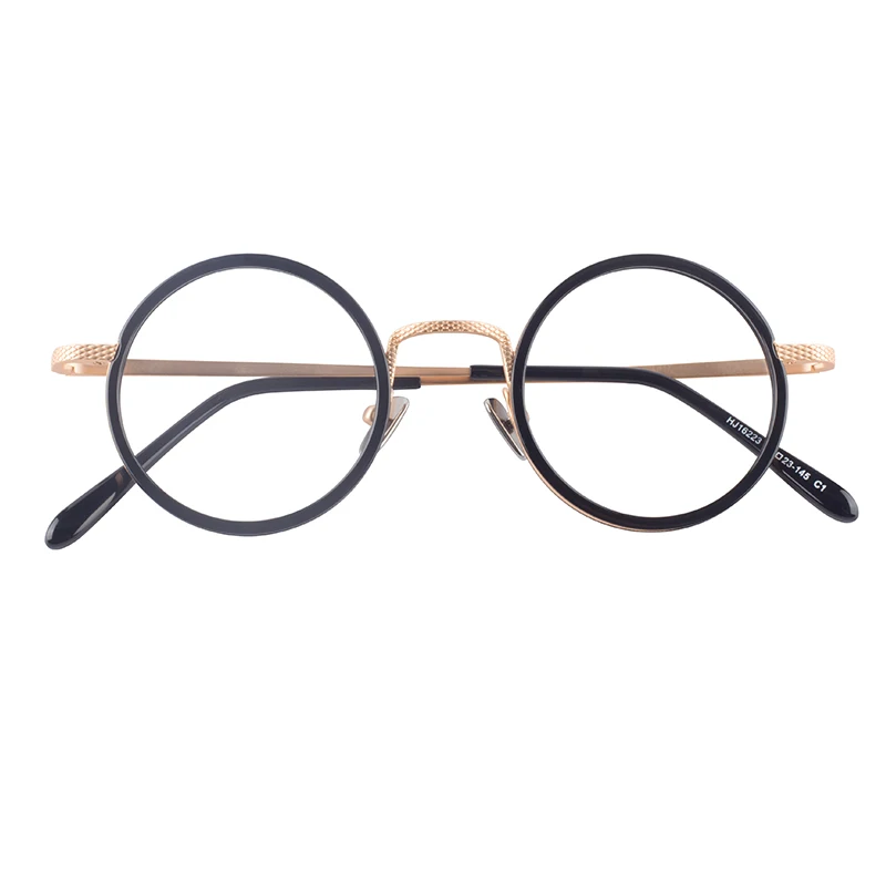 

Vintage Round Prescription Men Women Retro Acetate Myopia Glasses Eyeglasses Eyewears