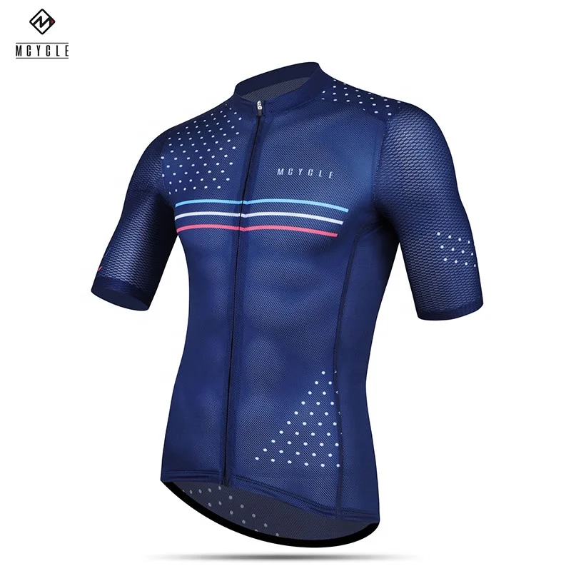 

Men's Race Cutting PRO Jersey Cycling Clothing Road Bike Wear Racing Clothes, Blue