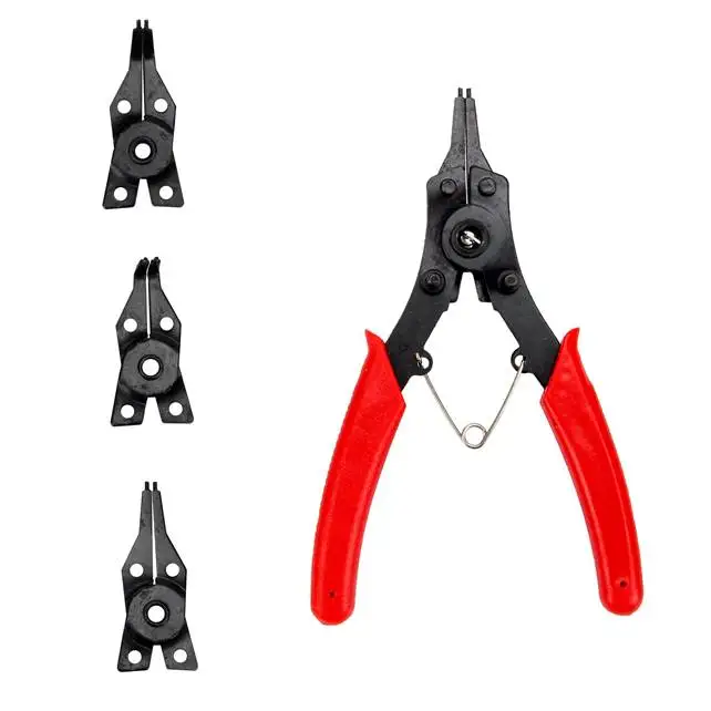 4 In 1 Pliers With Exchangeable Head Circlip Pliers Set - Buy Circlip ...