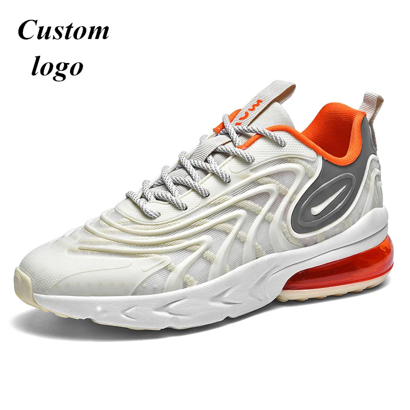 

Wholesale Factory Price real air cushion custom summer men's casual sports sneaker Net cloth + TPU men shoes