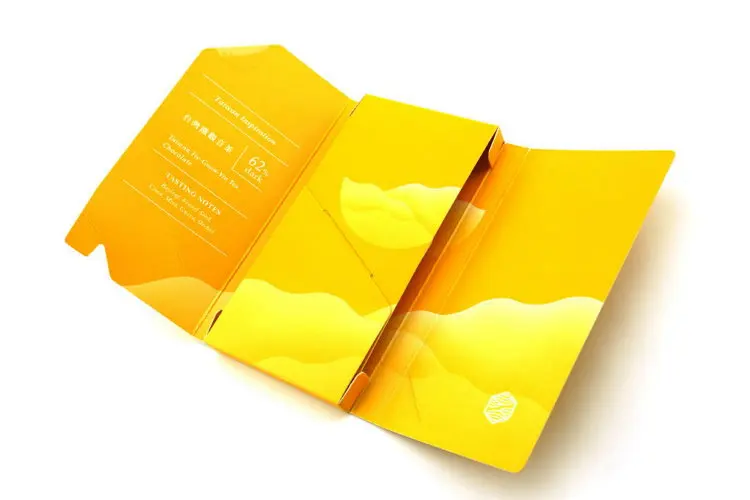 定制哑光金箔烫印包装盒巧克力棒