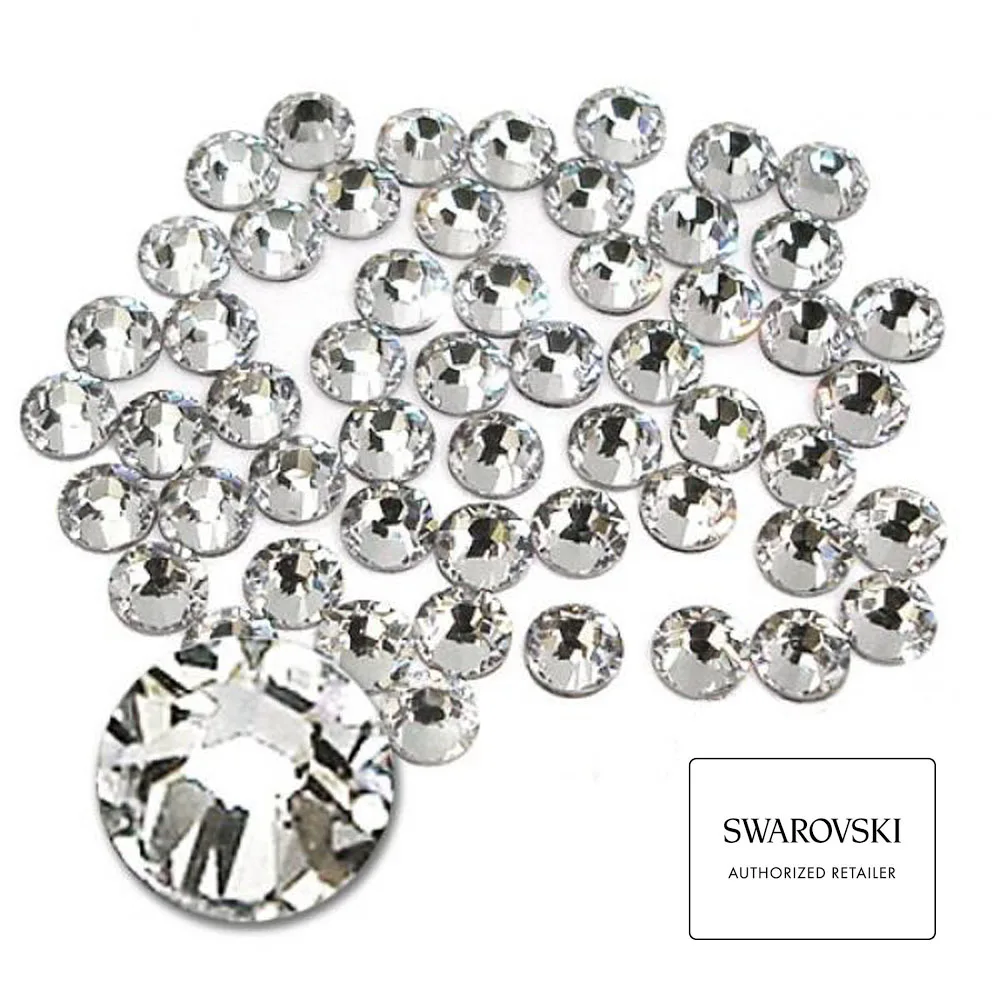 

100% Genuine SWAROVSKI Elements Crystal in Bulk Wholesales Flat Back Non Hotfix Rhinestones, Over 90 colors