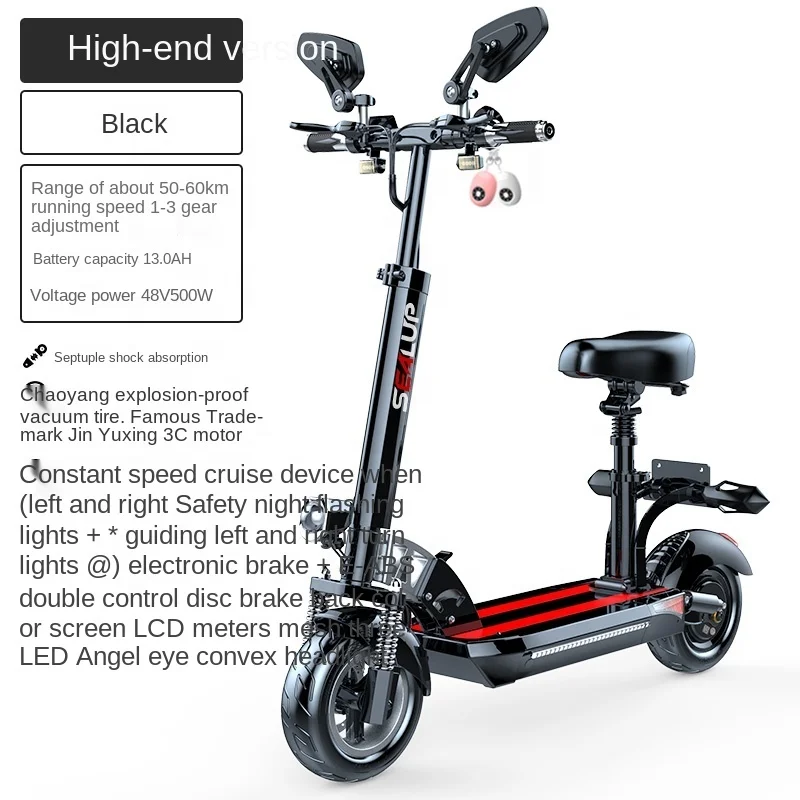 

New Model with dual directional light hanging license city ride electric scooter