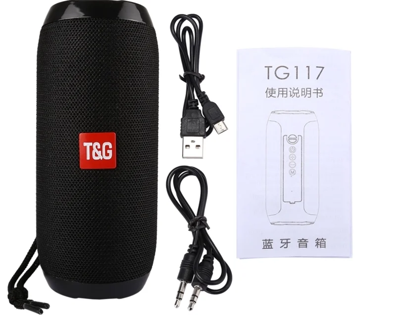 

2021 factory cheap High Quality Good Selling 5.0 Support AUX TF Blue tooth Loudspeaker Portable Waterproof Speakers TG117