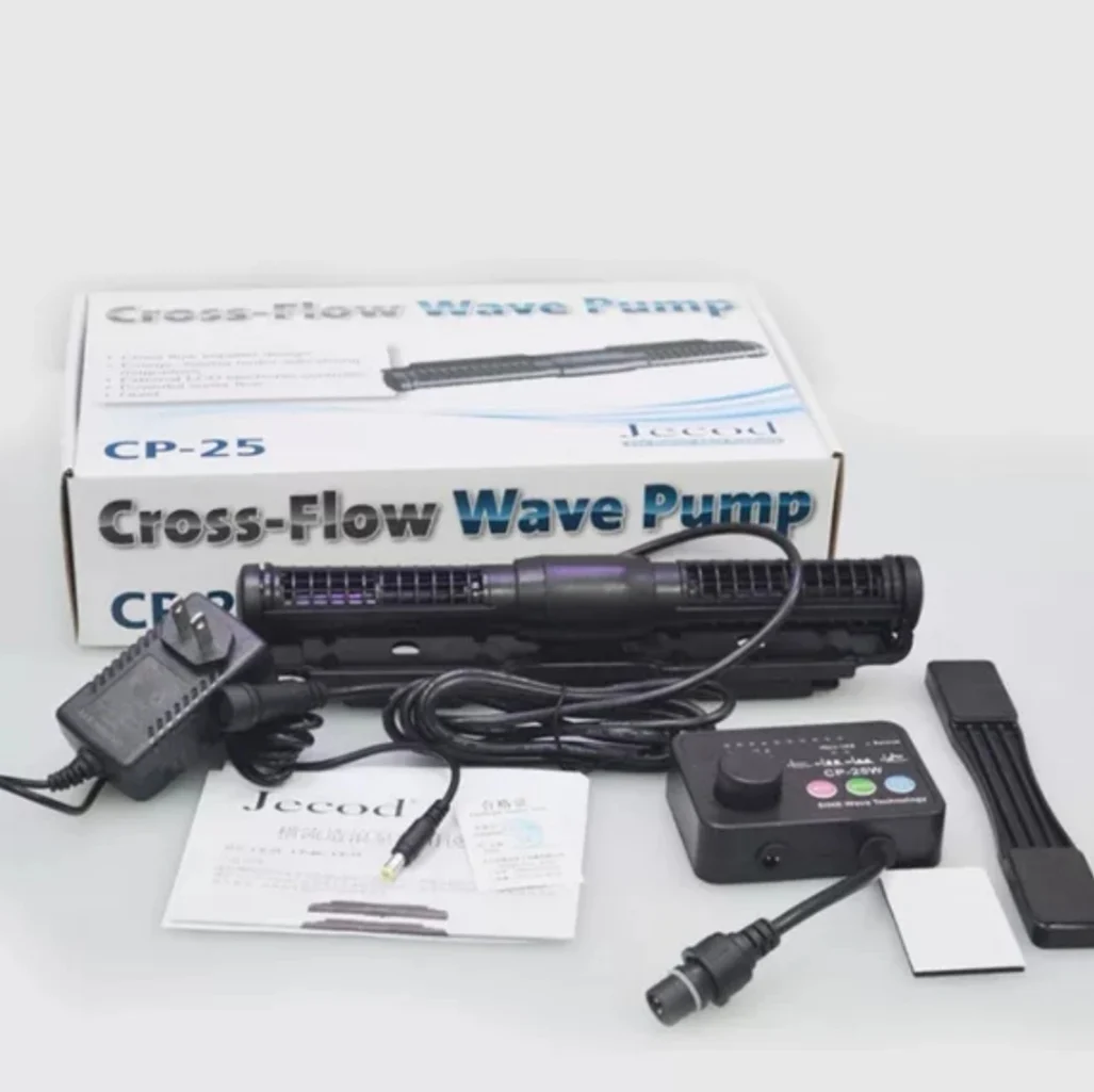 

55W Jebao Marine Aquarium Wave Maker for Wireless Master/Slave Pump Control CP 55 circulation pump cross flow wave pump, Black
