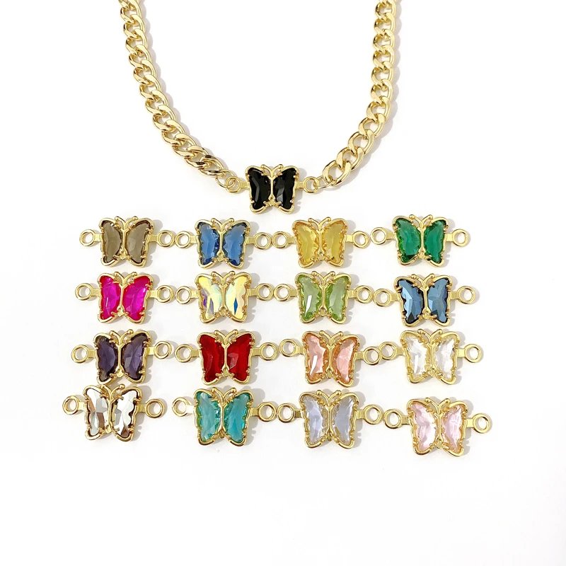 

Jewellery Making Accessories Butterfly Connector Charm For Necklaces Bracelets, As pictures