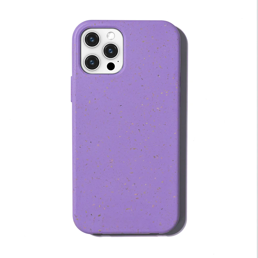 

100 % Biodegradable PLA PBT Material Smart Phone Cover Back Cove With PP Dacron Rope For Samsung For Apple, Black, white, green, purple, yellow, pink