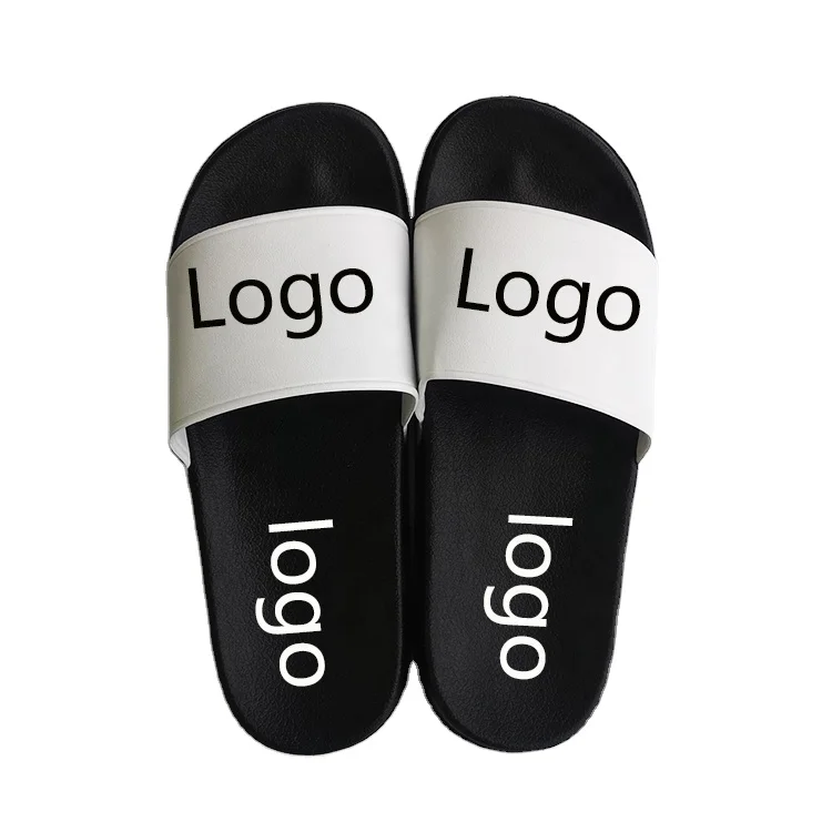 

2020 new arrivals adjustable strap men footwear custom designs slippers, Red/black/white/customized