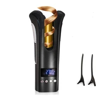 

Professional Automatic hair curler machine Ceramic hair curler straightener LCD Display