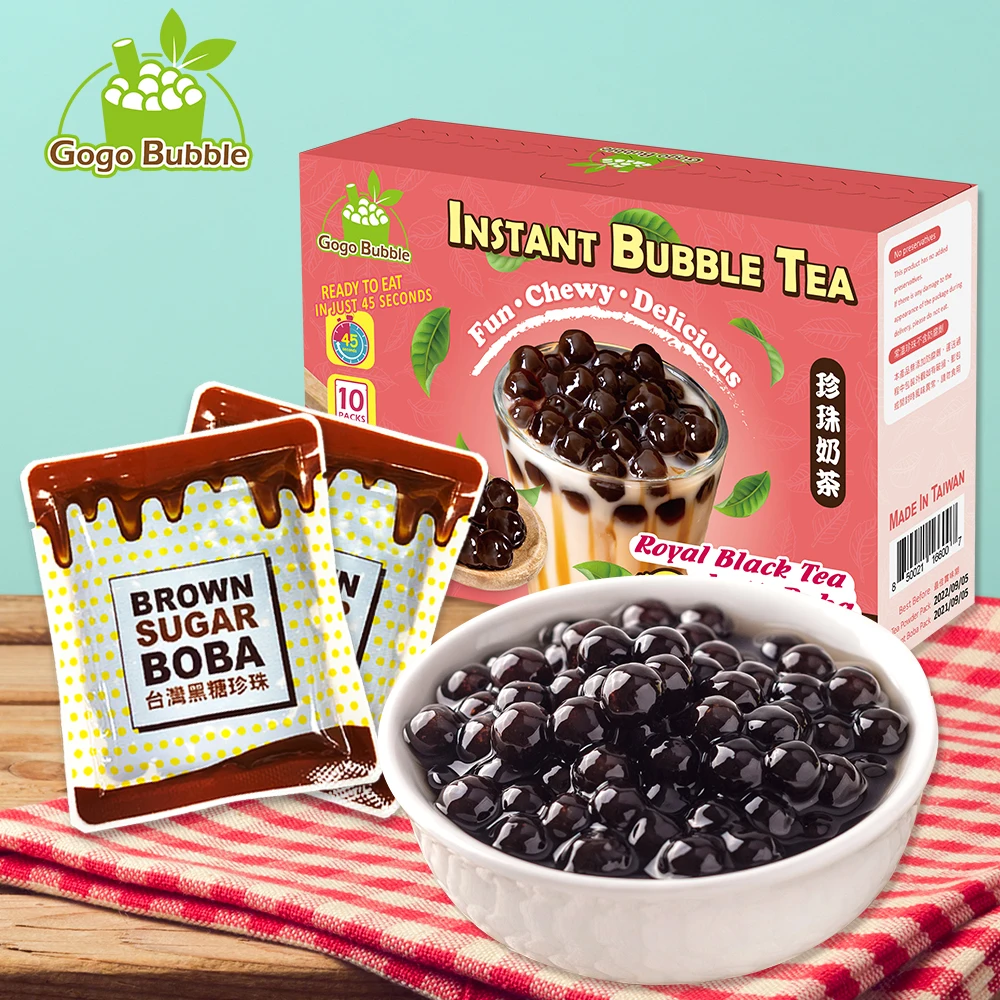 

5 boxes sample With 5 Flavors shipping included Taiwanese Tea-Based bubble Drink Tapioca Bobas