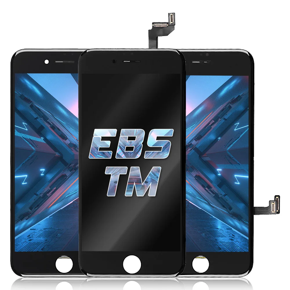 

Elekworld EBS For iPhone 6 6P 6S 7 8 Plus TM RJ for iPhone X XR 11 LCD Screen Support True Tone, Black