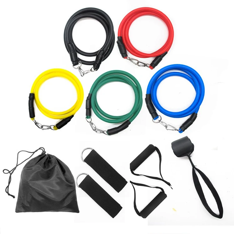 

Wholesale 11 Pcs Resistance Band Resistance Bands Set Resistance Bands, Standard