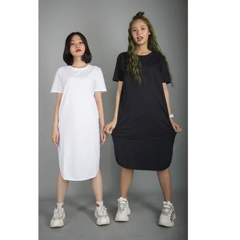 plus size knee length casual dresses