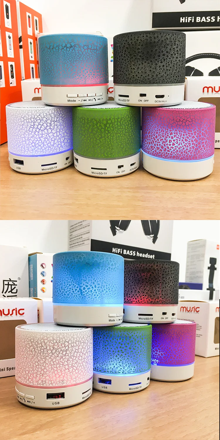 2020 Factory price Original Mini bass outdoor with bluetooth speaker dj box wireless led light smart - ANKUX.COM