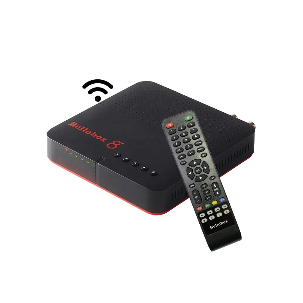 

Hellobox 8 H.265 DVB-S2 SX2 T2 with 1 year scam Satellite tv Receiver Autoroll PowerVu Biss Support 3g 4g dongle