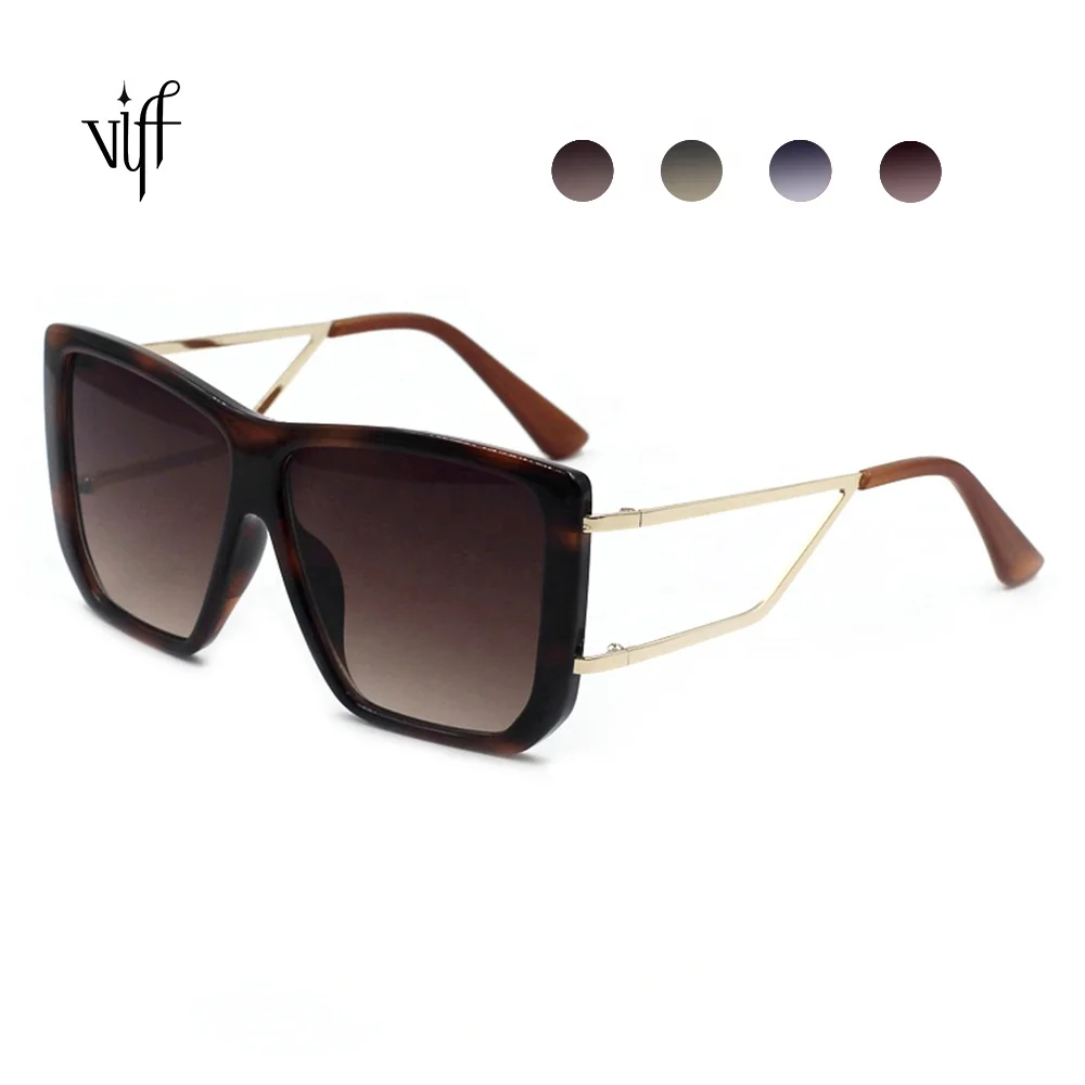 

2021 Newest Design Sunglasses VIFF HP19110 Big Frame Oversize Sunglasses Luxury Large Sunglasses