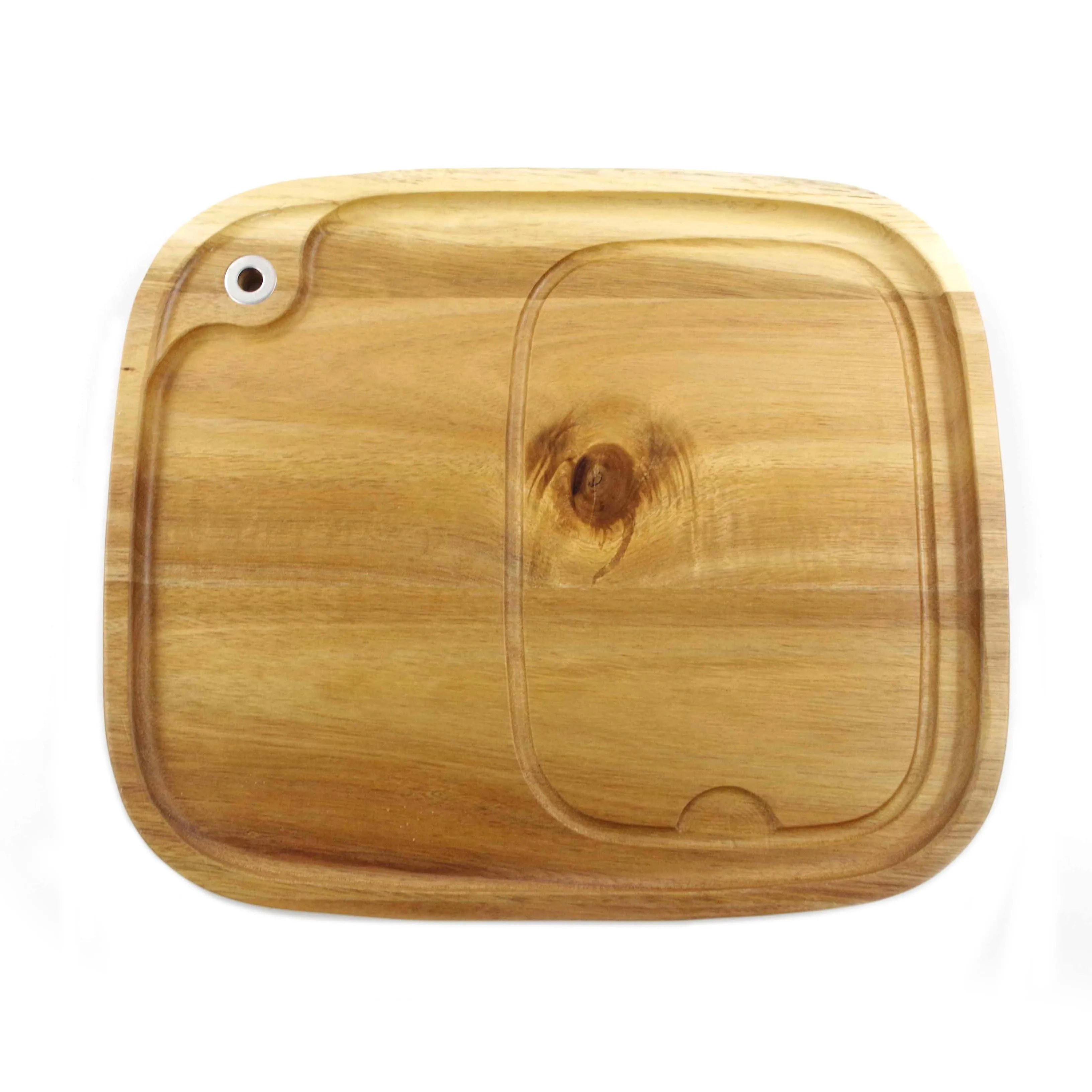 Premium Acacia Wood Bbq Platter For Serving Tray,Steak Serving Board