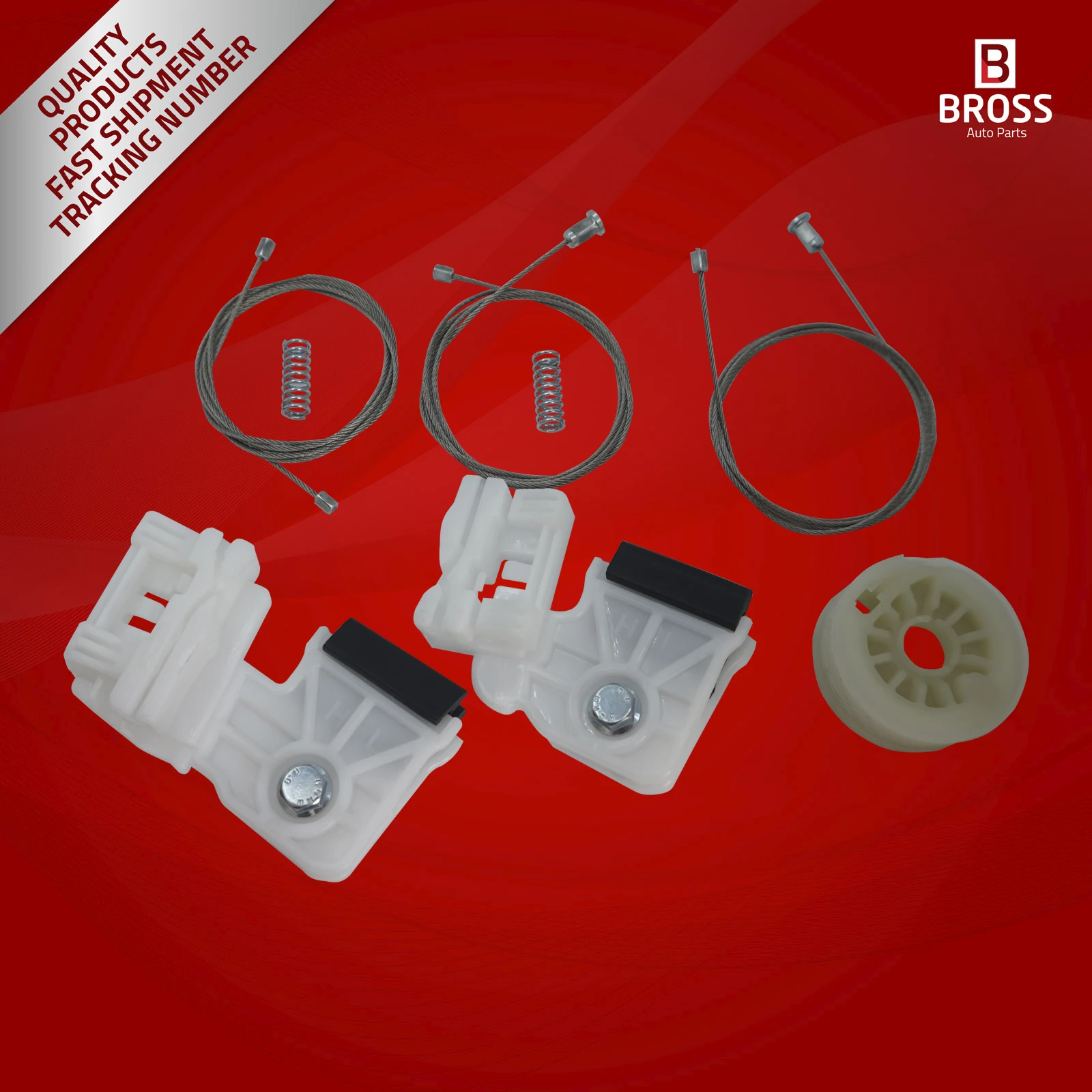 Bwr5217 Power Electric Window Regulator Repair Set 824502h000 Front