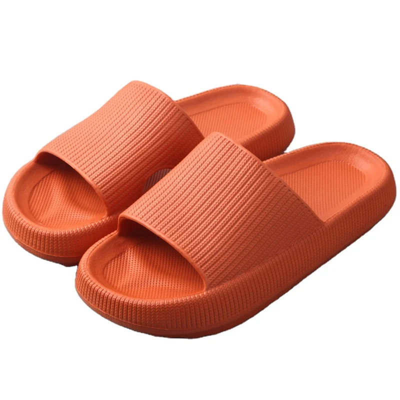 

VIP Women Thick Platform Slippers Summer Beach Eva Soft Sole Slide Sandals Leisure Men Ladies Indoor Bathroom Anti-slip Shoes