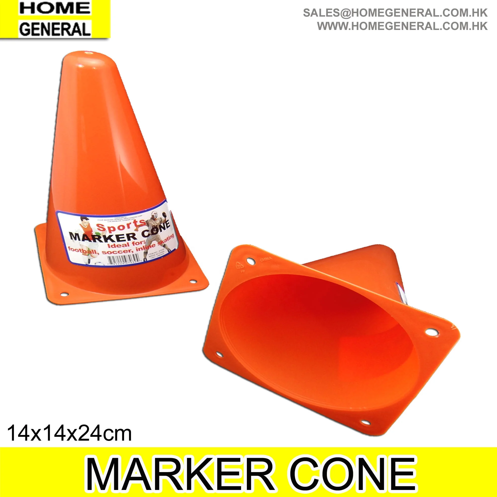 Plastic Small Sport Marker Cone Orange Training Cones Football